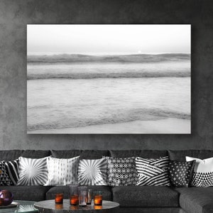 Ocean Print/Beach House Art/California Coast/Minimalist Seascape/Calm Ocean Wave/Sm-Extra Large Wall Decor/Fine Art Photo/Metal-Canvas-Paper