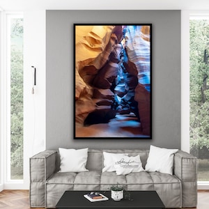 Arizona/Southwest/Antelope Abstract/Slot Canyon/Fine Art Photo/Nature Landscape Photography/Sm to Extra Large Wall Decor/Metal,Canvas,Paper
