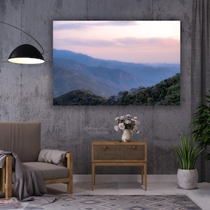 Mountain Ranges/California National Park/Sunset Sunrise/Sierra Nevada/Sm-Extra Large Wall Decor/Fine Art Photography/Metal, Canvas, Paper