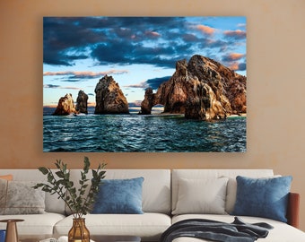 The Arch Cabo Fine Art Photography: El Arco Landmark - Baja Peninsula, Pacific Ocean, Gallery Quality Metal Print, Canvas, Paper