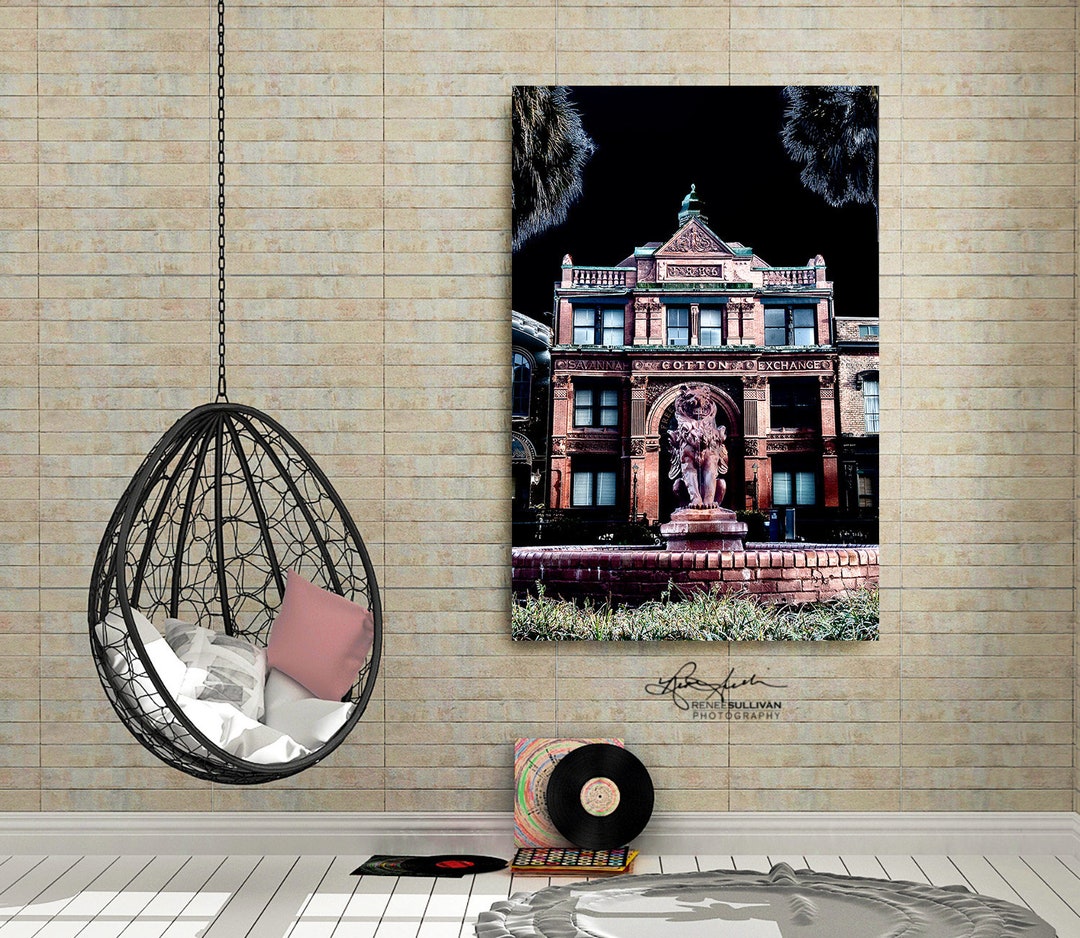 Savannah Cotton Exchange River Street Fountain Small to Etsy