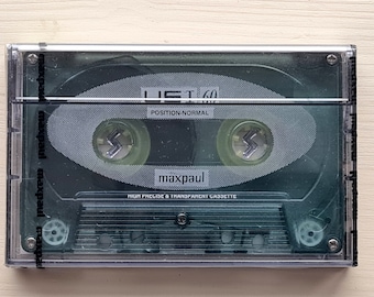 Cassette audio Maxpaul USI, 60 positions, normales vierges, neuves scellées, 1 pièce, collection vintage