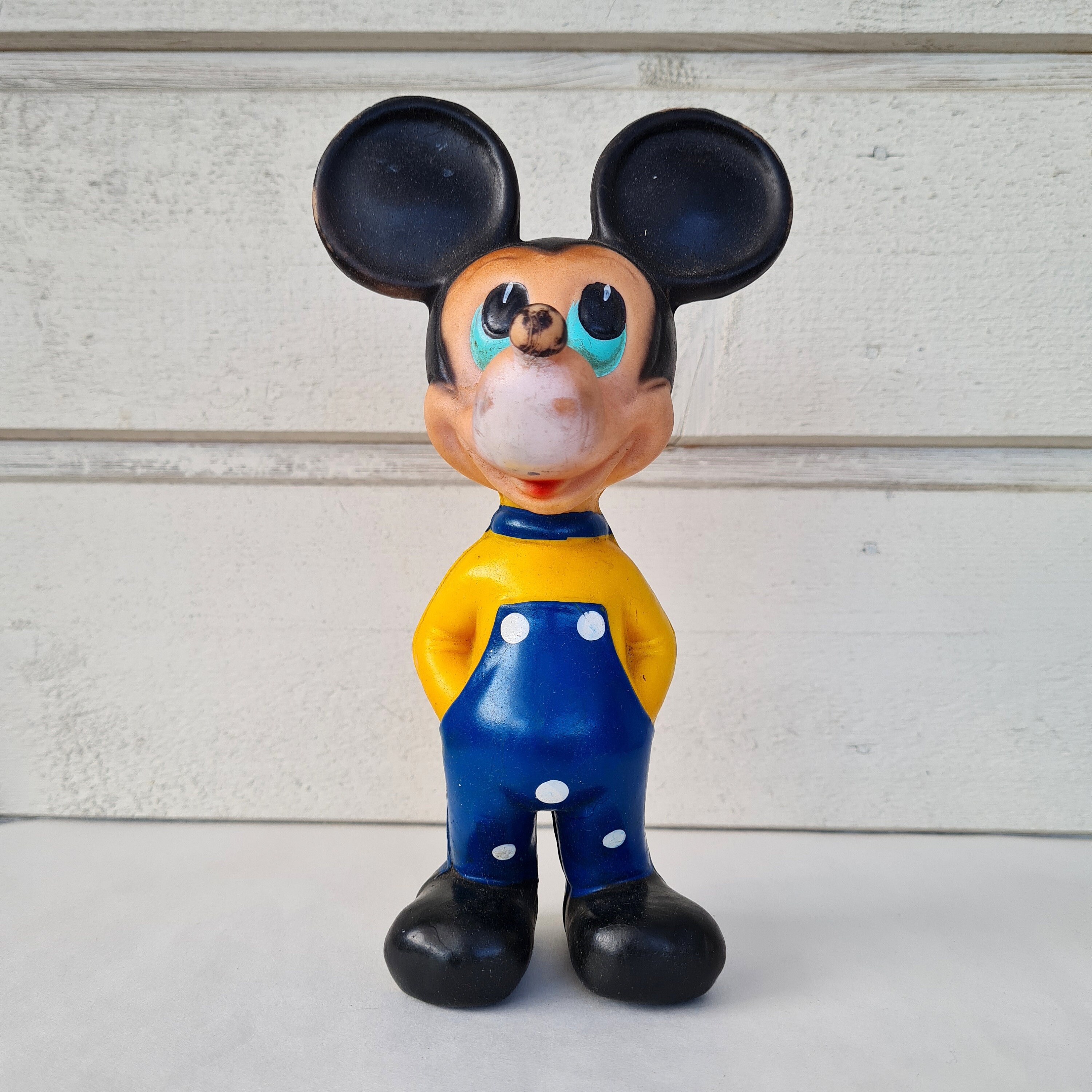 Vintage Rubber Mickey Mouse / Art 155 Walt Disney /Legendary Toy / Collectible Toy / Vintage Rubber Toy With a beep / 1960s
