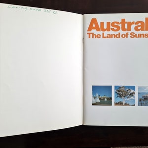 Vintage Magazine Australia The Land of Sunshine 1980/81 par Lloyd O'Neil imprimé à Hong Kong image 3