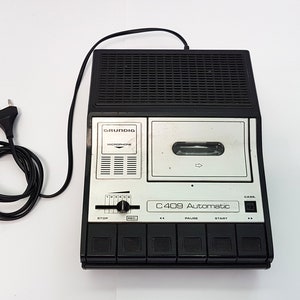 GRUNDIG C 409 Automatic Vintage Cassette Recorder Deck Made By Grundig Germany