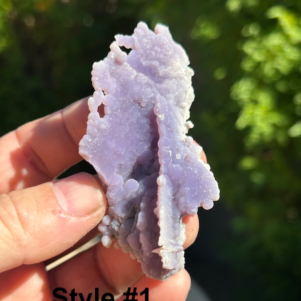 Grape Agate Specimens from Indonesia . A Unique Crystal Specimen , Ideal as a Gift or Decor Piece