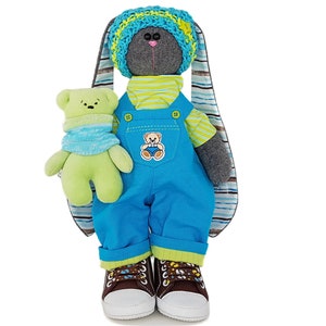 Peluche per bambini, regali unici per ragazzi, coniglietto di peluche, coniglio di peluche, regalo per compleanno