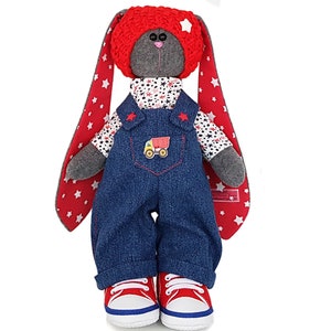 Peluche per bambini, regali unici per ragazzi, coniglietto di peluche di Pasqua, coniglio di peluche, regalo per compleanno, regalo pronto per la spedizione per Pasqua