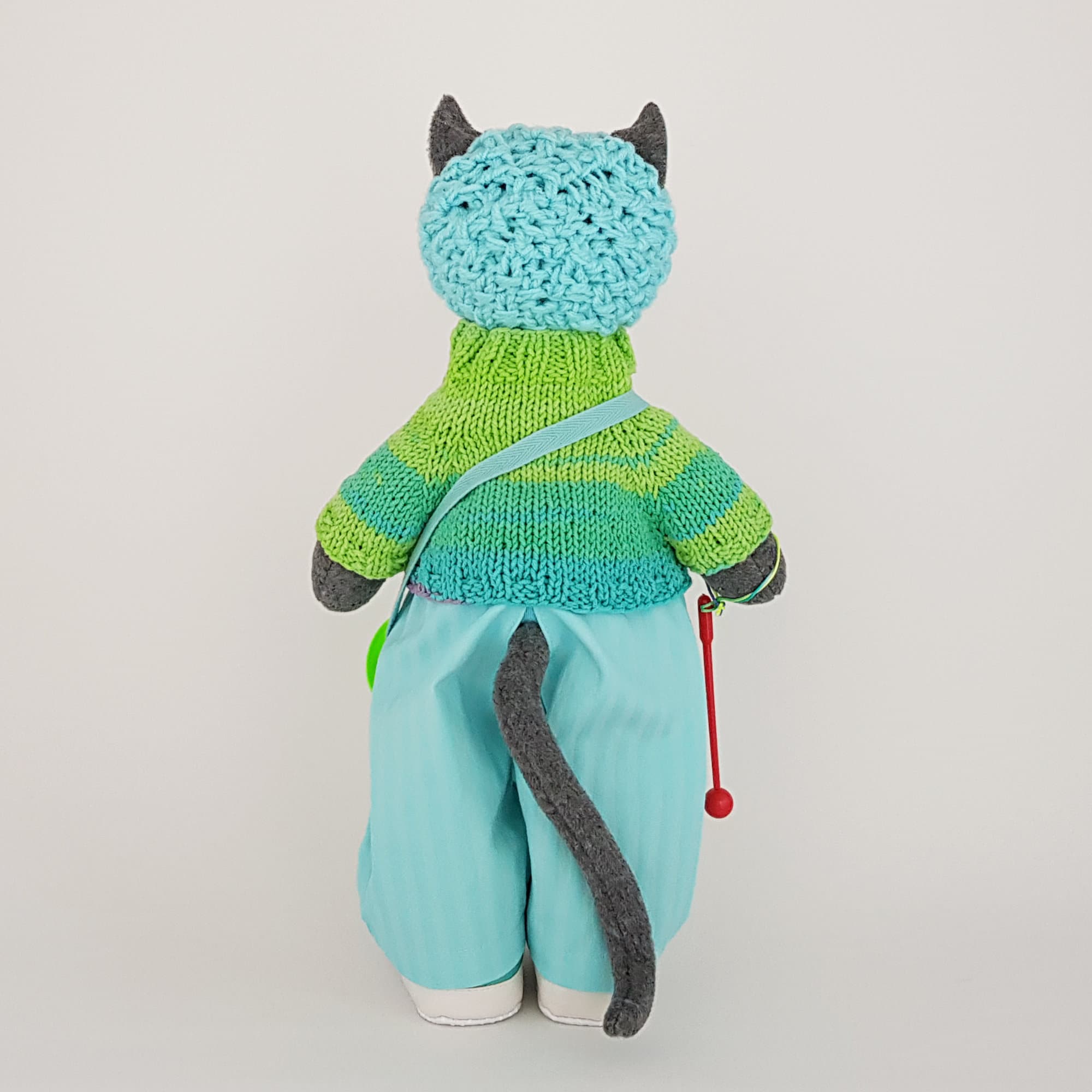 Stuffed Animal Toy for Baby Boy Сat Doll 14 Inch in Removable Etsy