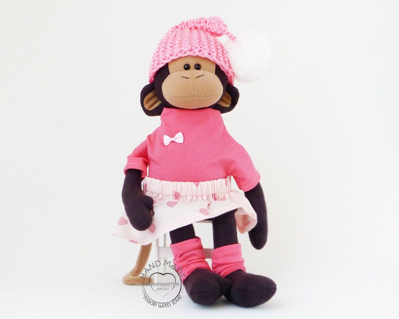 Stuffed Monkey Toy Monkey Plush Doll Stuffed Toys Stuffed - Etsy