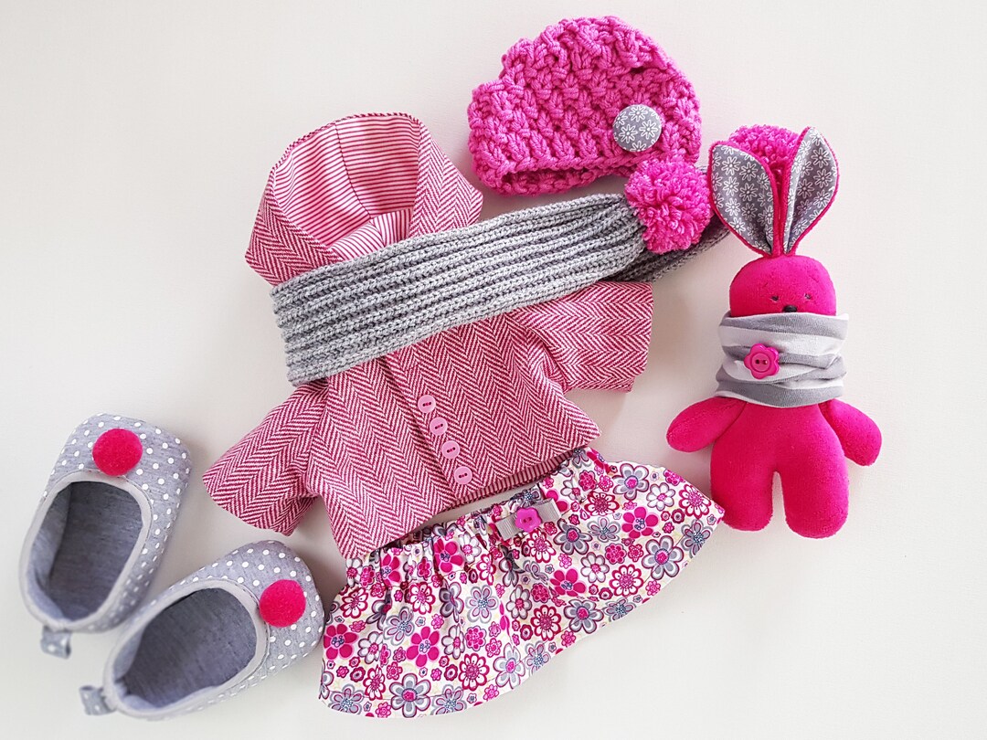 Puppenkleidung 3-teilig Für 17cm Labb Figuren - Outfit Set Für Plüschpuppen