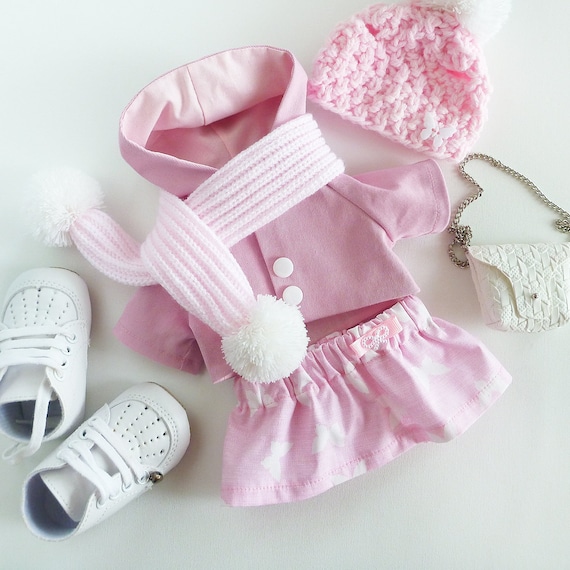 Extra set of clothes for stuffed doll clothes fits for toys ZuzuHappyToys 14 inch