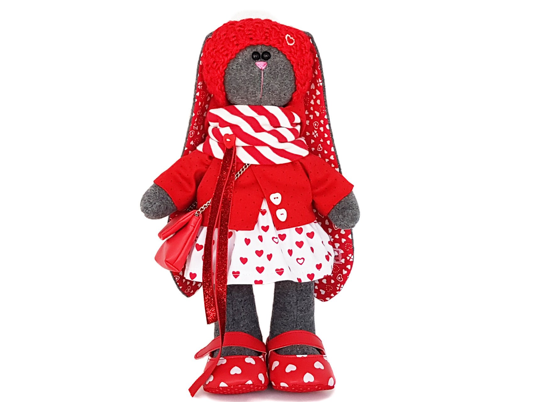 Personalized Stuffed Rabbit Doll 14 Inch for Girl Easter - Etsy