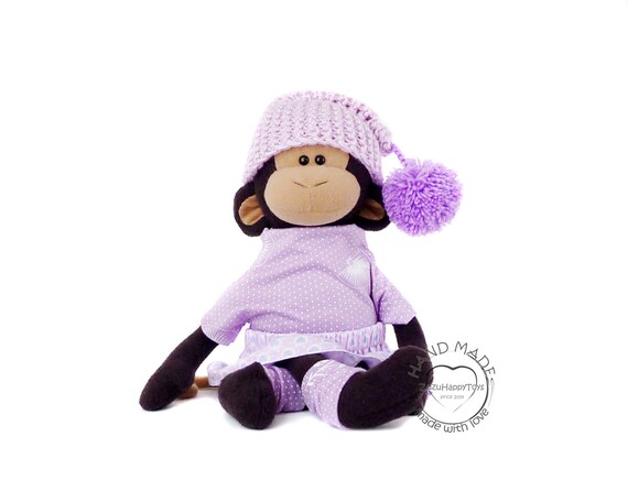 stuffed monkey doll