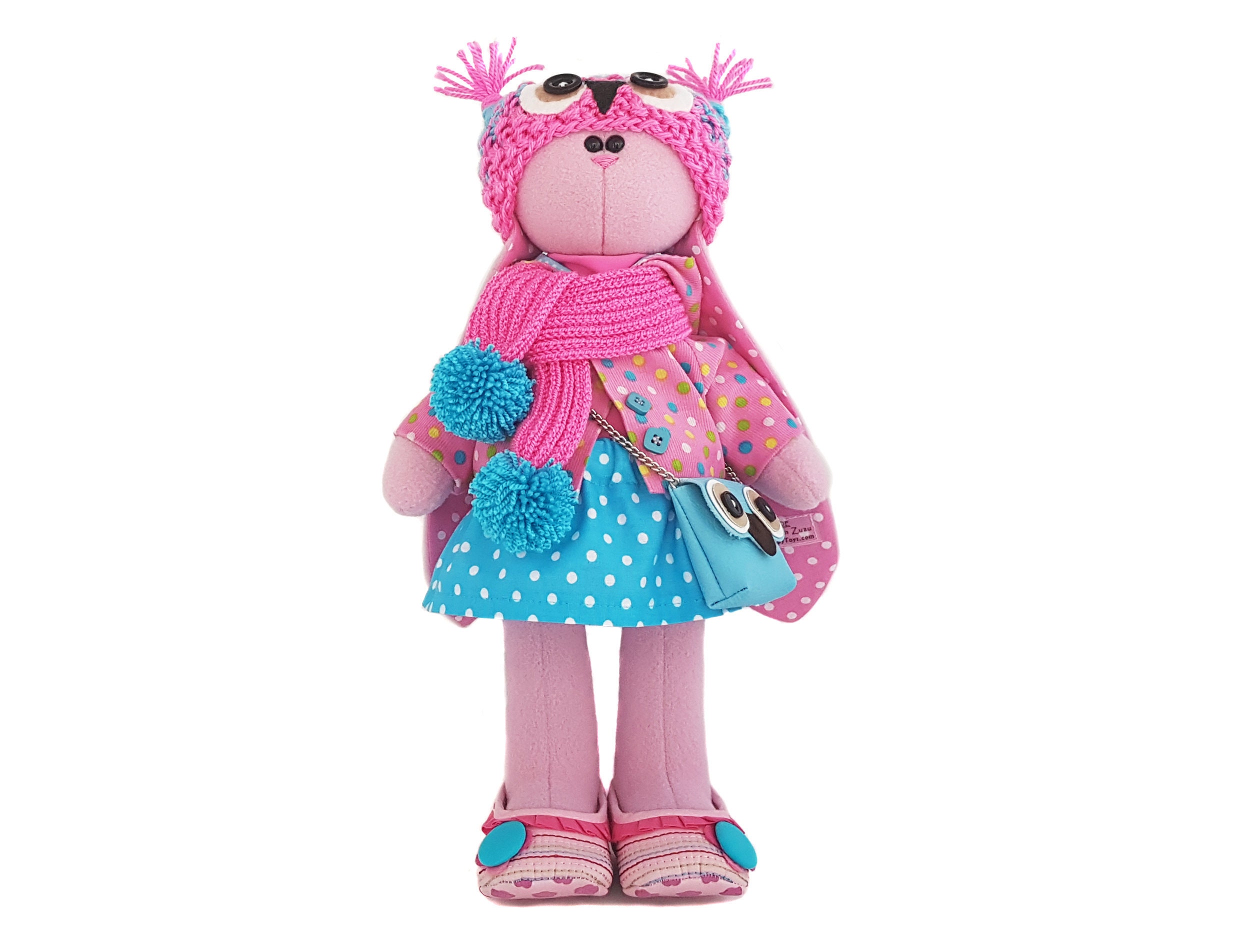 Easter bunny, Plush rabbit toy, gift for girl, fabric doll Gift for Easter