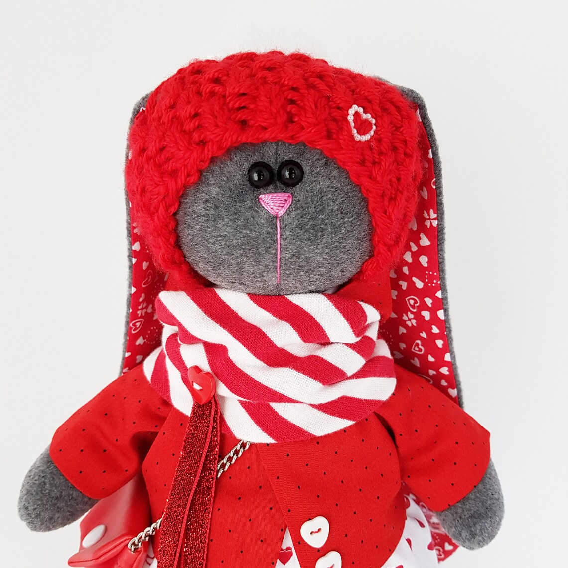 Personalized Stuffed Rabbit Doll 14 Inch for Girl Easter - Etsy