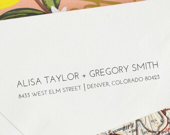 Address Stamp Personalized Return Address Stamp Custom Address Stamp Rubber Stamp 113 Wedding Return Address Stamp Return Address Stamp
