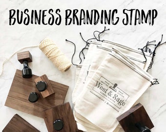 Business Branding Stamp | Custom Logo Stamp | Logo Rubber Stamp | Custom Rubber Stamp | Custom Design Stamp | Wood Block | Self Inking Stamp