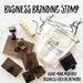 Business Branding Stamp | Custom Logo Stamp | Logo Rubber Stamp | Custom Rubber Stamp | Custom Design Stamp | Wood Block | Self Inking Stamp 