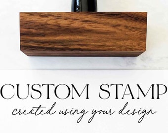 Large Logo Stamp | Custom Rubber Stamp |  Rubber Stamp | Business Stamp | Custom Design Stamp | Large Bag stamp | Branding Stamp