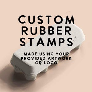 Custom Logo Stamp for Homesteaders, Backyard Chicken Keepers and Farmers | Great for Eggs and Egg Cartons, Farmers Markets and Farm Stands