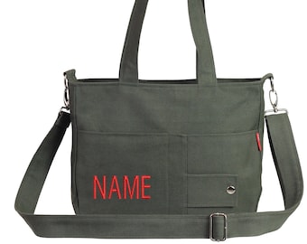 Bolso de hombro personalizado con nombre bordado Regalo de cumpleaños personalizado para dama de honor Regalo del día de San Valentín para novia madre hija