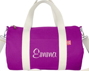 Geborduurde plunjezak sporttas Custom gepersonaliseerde sporttas voor heren en dames fitnesstas verstelbare verwijderbare crossbody bandjes