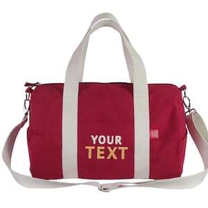 Personalisierte bestickte Reisetasche - Reisetasche für Männer & Frauen - Einzigartige Sporttasche - Monogrammed Seesack - Langlebige stilvolle Tasche