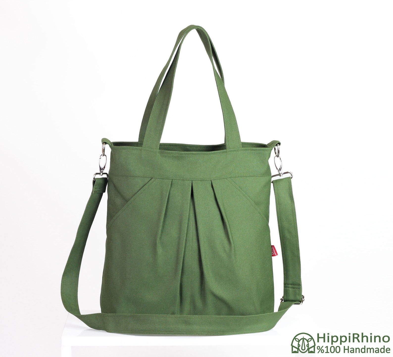 Green Shoulder Bag Double Straps Washable More Color Available Etsy