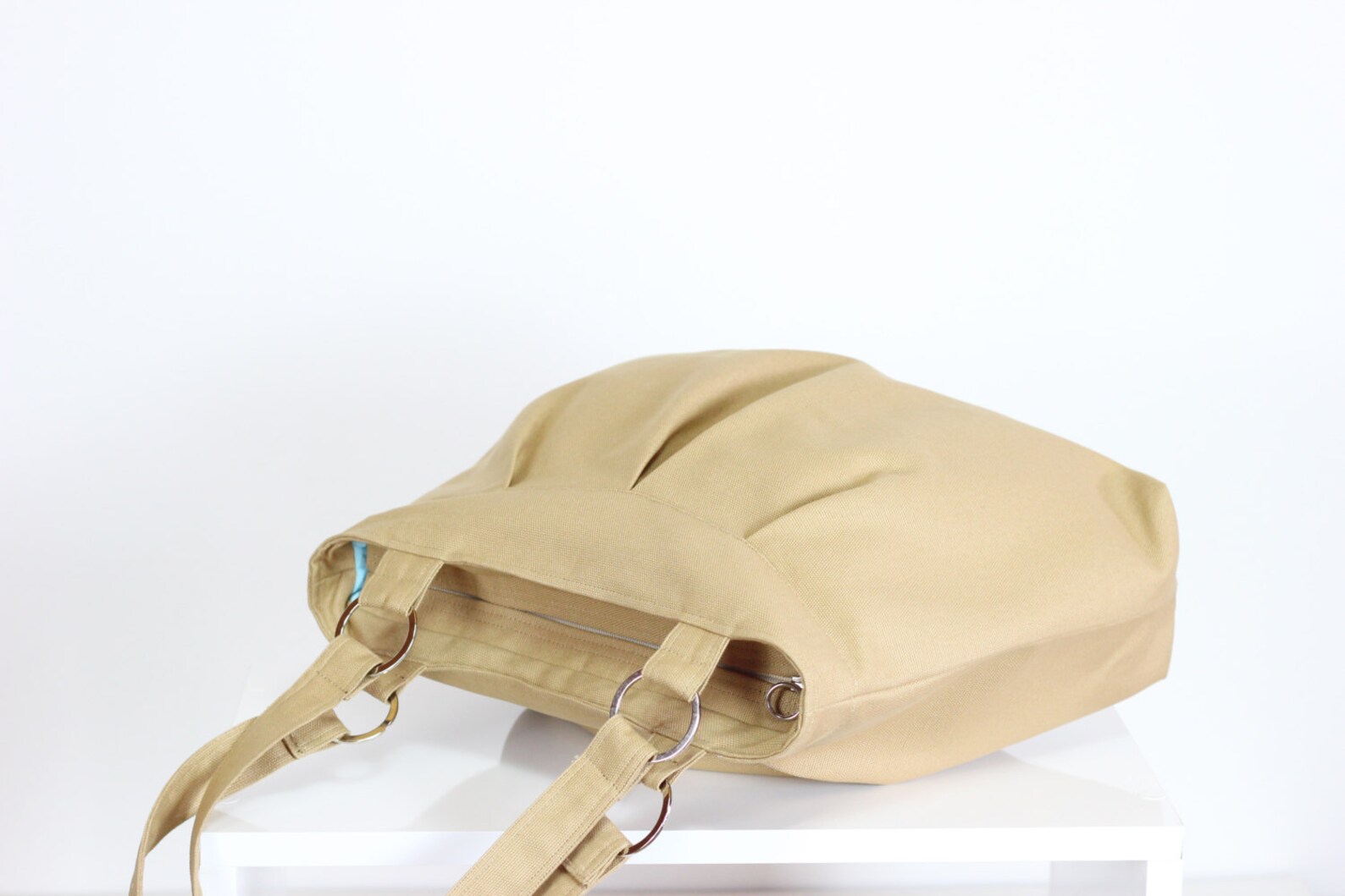 Camel Color Purse Canvas Washable Daily Use Evening Bag Women Etsy