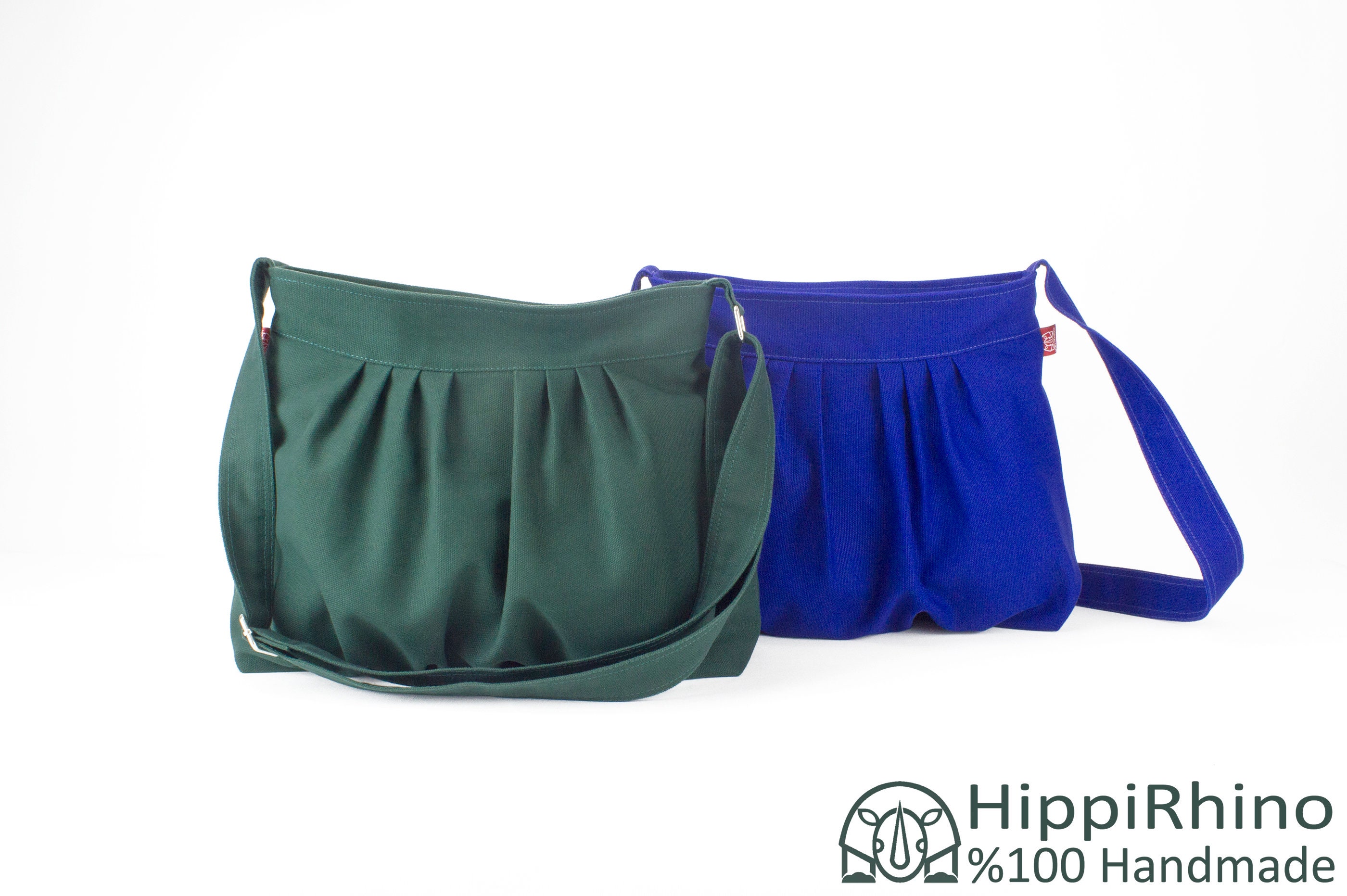 Dark Gray Canvas Bag Choose Your Color Purse Pleated Bag Etsy