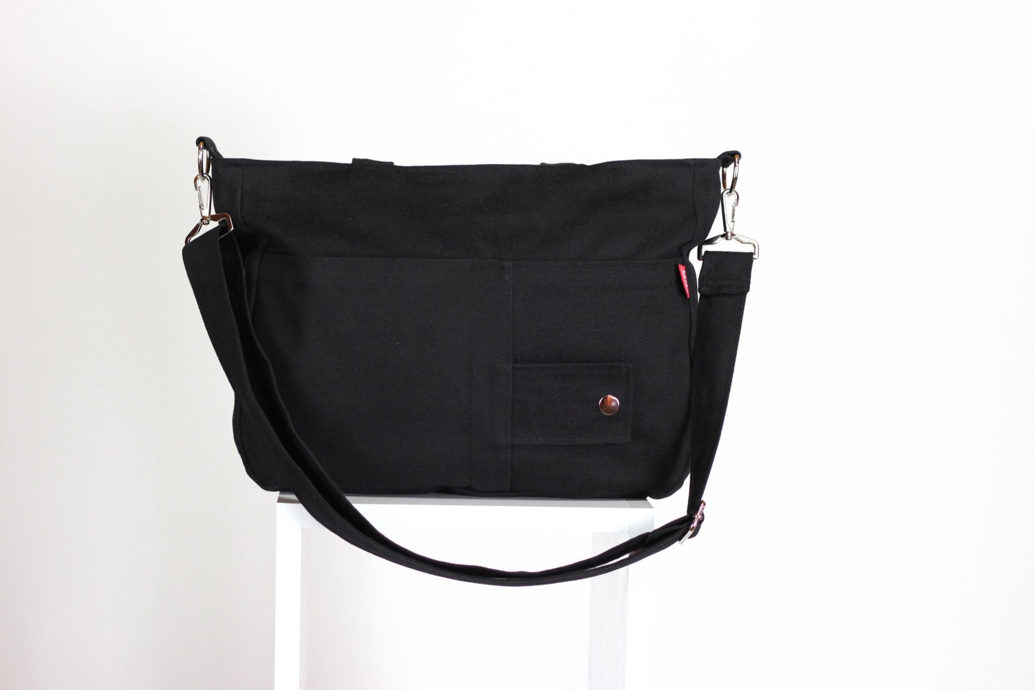 Black Bag Washable Durable Shoulder Bag Crossbody Bag Etsy