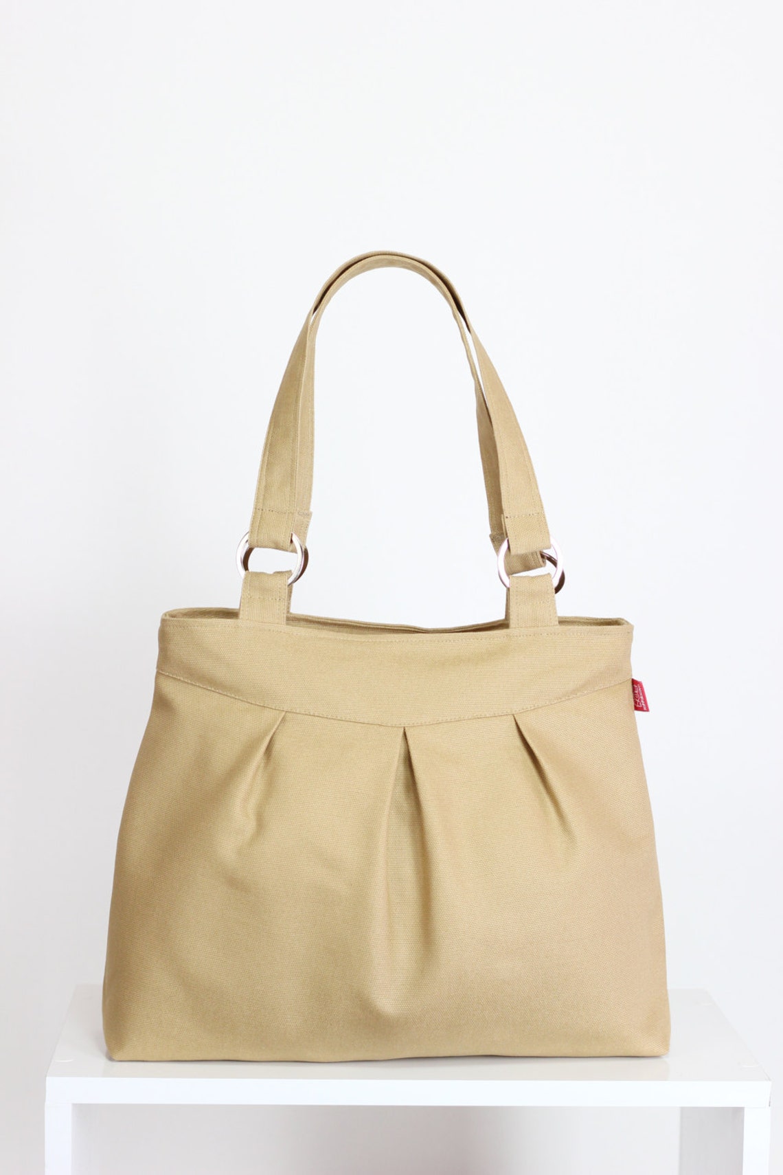 Camel Color Purse Canvas Washable Daily Use Evening Bag Women Etsy