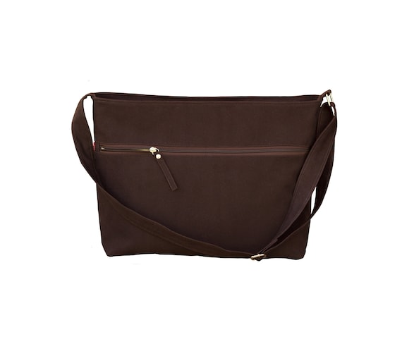Canvas Messenger Crossbody Bag Multi Pockets Washable Weekend Travel Bag School Bag Men's Bag Unisex Diaper Bag Large Capacity