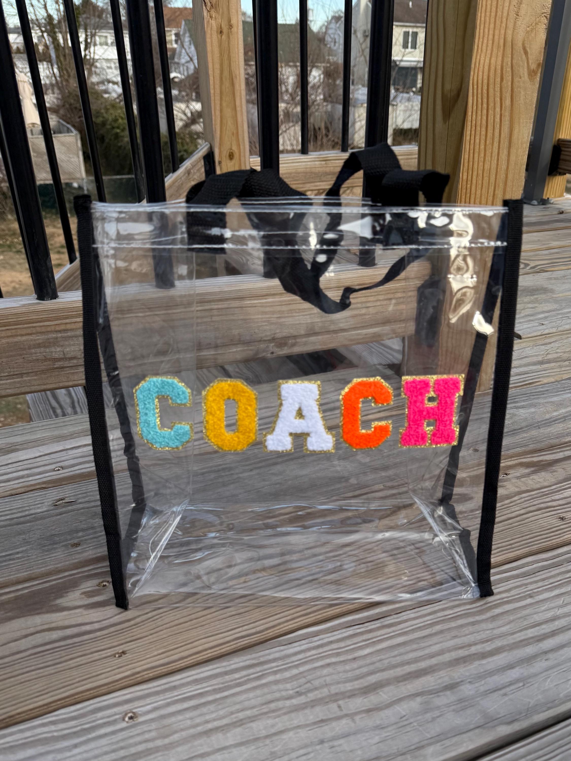 Clear Coach Tote Bag - Etsy