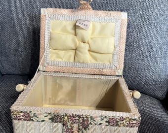 Vintage Made Exclusively for Azar Sewing Basket