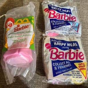 Vintage McDonald&#39;s Barbie Happy Meal Toys