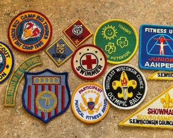 Vintage Girl Scout Patches