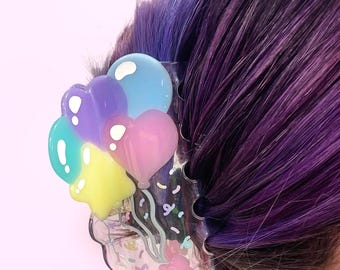 Balloon Hair Claw Clip