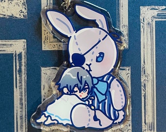 Bitter Bunny Keychain