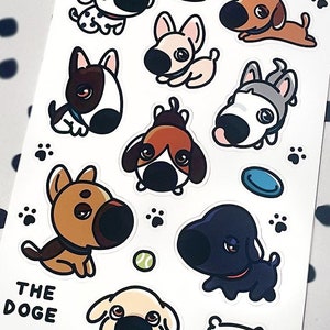 Foglio di adesivi THE DOGE