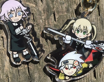 Phone Charm. Soul Eater Soul Black Star /& Tsubaki Kishin