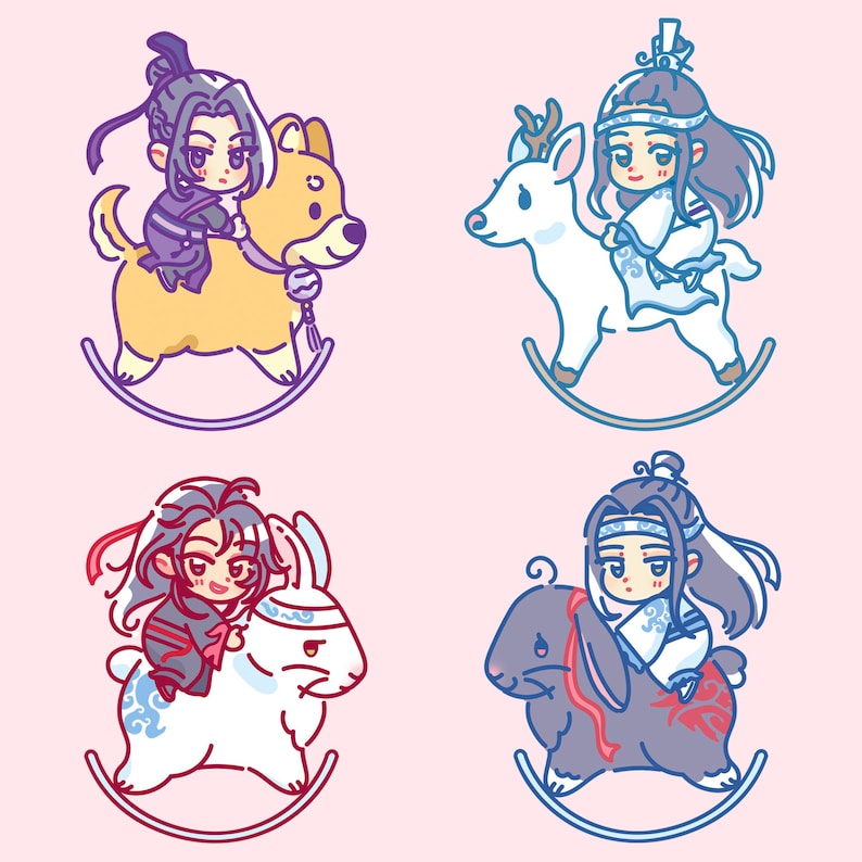 MDZS Rocking Mixandmatch Mini Standees P4P Etsy