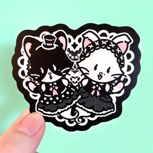 Spookitties Glow-in-the-Dark vinylsticker