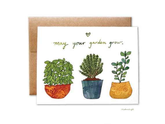 May Your Garden Grow | Greeting Card May Your Garden Grow | Greeting Card