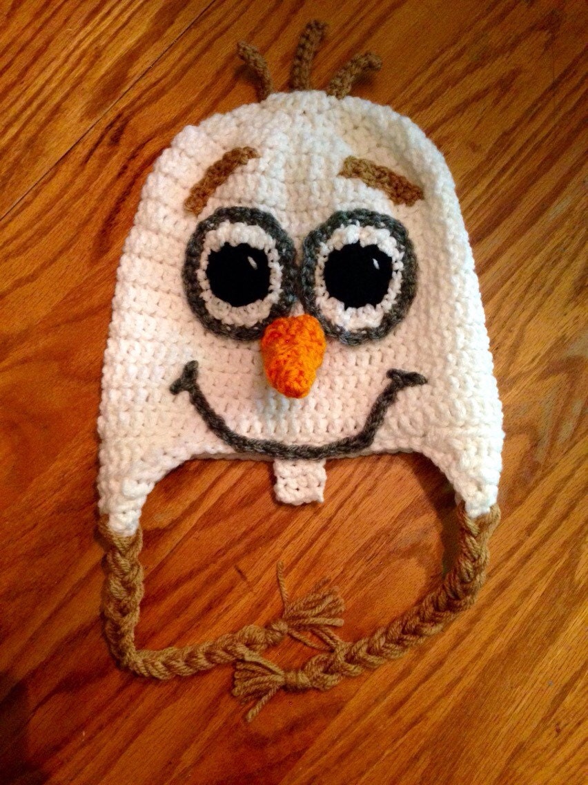Olaf Inspired Hat - Handmade Hat - Character Hat - Costume Hat - Wint…