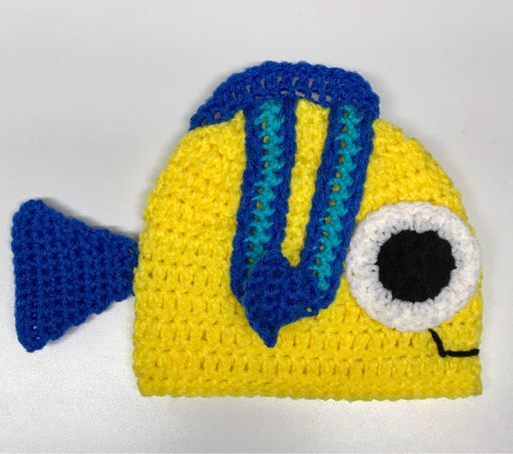 Flounder Inspired Hat Costume Hat Character Hat Winter Etsy