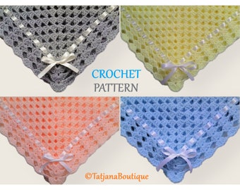 Crochet Baby Blanket Pattern, crochet blanket baby pattern, baby crochet shawl pattern, new baby gift blanket crochet pattern, PDF #20