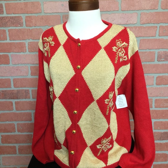 gold cardigan sweater
