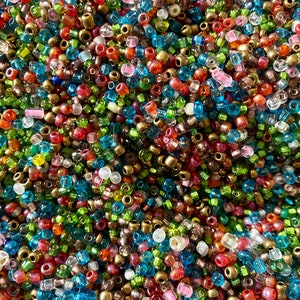 Seed Beads - mixed colour  / mixed size  FREE SHIPPIING